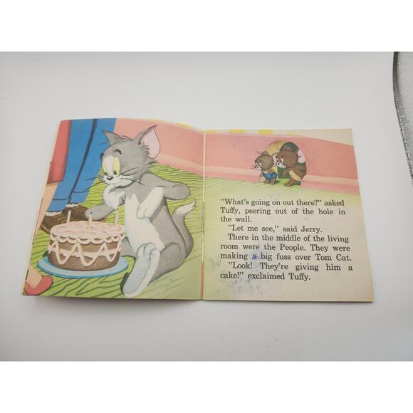 MGM Tom and Jerry 1955 Whitman Weekly Reader Vintage Children’s Story Book - Picture 6 of 8
